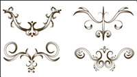 Fine background material pattern - Vector
