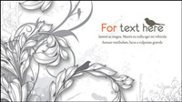 Classic hand-painted pattern 05-- vector material