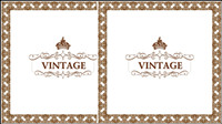 Gorgeous lace material practical vector -1