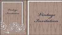 Exquisite pattern border background 06 - vector