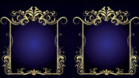 Gorgeous European border 01 - vector