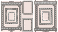 Classic pattern framework 02 - vector