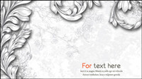 Classic hand-painted pattern 01 - vector