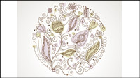Fine background pattern 03 - vector