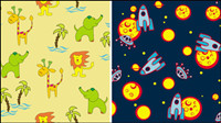 The cartoon image of the background - vector