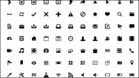 Exquisite icon vector material