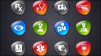 Smooth soft stone icon 03 - vector