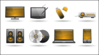 Technology Products icon 01 - vector material