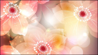 Gorgeous flowers illustrator 02 - vector material