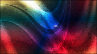 The brilliant dynamic flow color 01 - Vector