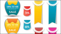 Fashion label 05 - vector material