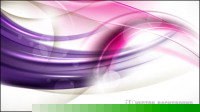 A gorgeous dynamic flow line background 01 - vector material