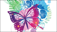 Brilliant illustrator background 01 - vector material