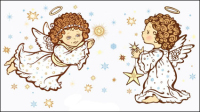 Cartoon Angel - vector