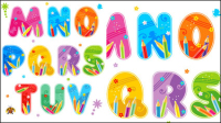 Font Design Series 45 - vector material