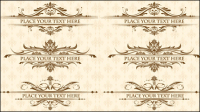 European Style lace pattern 01 - Vector