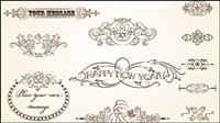 European pattern border 02 - vector material