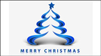Creative Christmas tree 06 - vector material