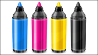 CMYK color 08 - vector material