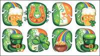 Cartoon pattern 02 - vector material