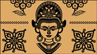 Egypt totem grain case 03 - vector material