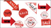 Seal material - vector material