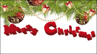 Christmas cartoon illustrator 04 - vector material