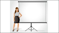 The Cartoon Business picture background 03 - vector material