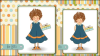 Cute cartoon illustration 03 - vector material