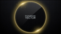 Glass texture border 05 - vector material