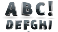 Font Design Series 36 - vector material