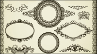 Classic pattern border 01 - vector material