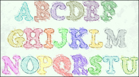 Font Design Series 57 - vector material