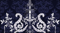 European pattern background 02 - vector material