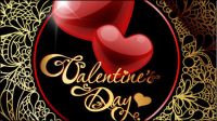 Retro Valentine card 01 - vector material