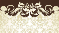 European pattern background 06 - vector material