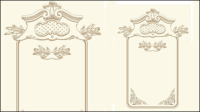 European border card 01 - vector material