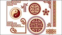 Classical grilles pattern 02 - vector material