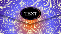 Dazzling pattern background 05 - vector material
