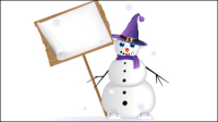 Winter Christmas material 05 - vector material