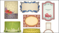 Exquisite border 01 - vector material