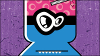 Funny cute cartoon 01 - vector material