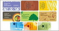 Card template vector