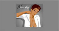 Sexy men vector