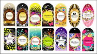 Clothing tag, label vector