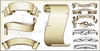 Ribbon, paper vector material