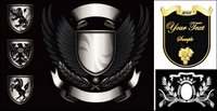 Wings, shields, grapes, wheat, lions, horses, eagles