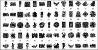 Chinese paper-cut lace Totem
