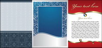 Lace border pattern layout design