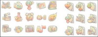 cats animals cute pink icon ICO Q